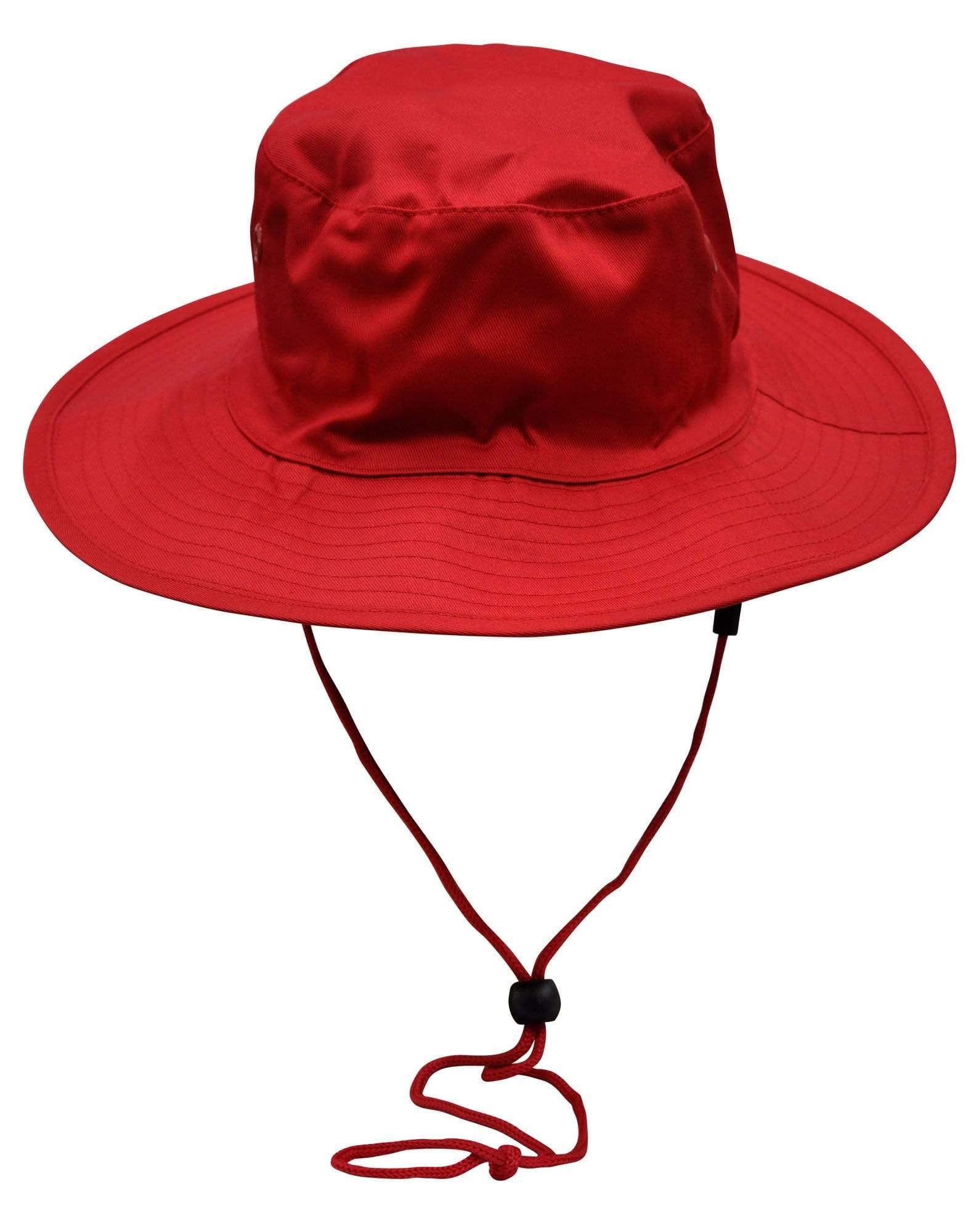 Surf Hat With Break-away Strap H1035 Active Wear Winning Spirit Red S 